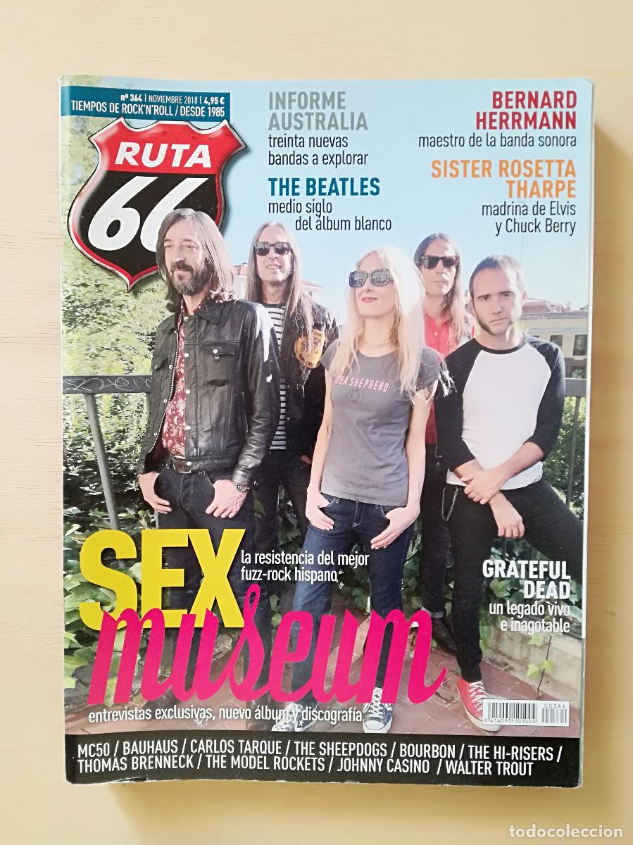 Revistas de m&uacute;sica: RUTA 66 - N&ordm; 364 THE BEATLES ALBUM BLANCO SEX MUSEUM BERNARD HERRMANN - PEDIDO MINIMO 7&euro;