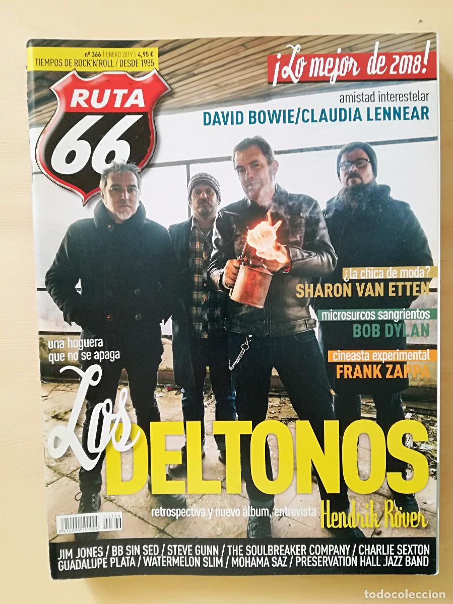 Magazines de musique: RUTA 66 - N&ordm; 366 LOS DELTONOS DAVID BOWIE FRANK ZAPPA BOB DYLAN - PEDIDO MINIMO 7&euro;