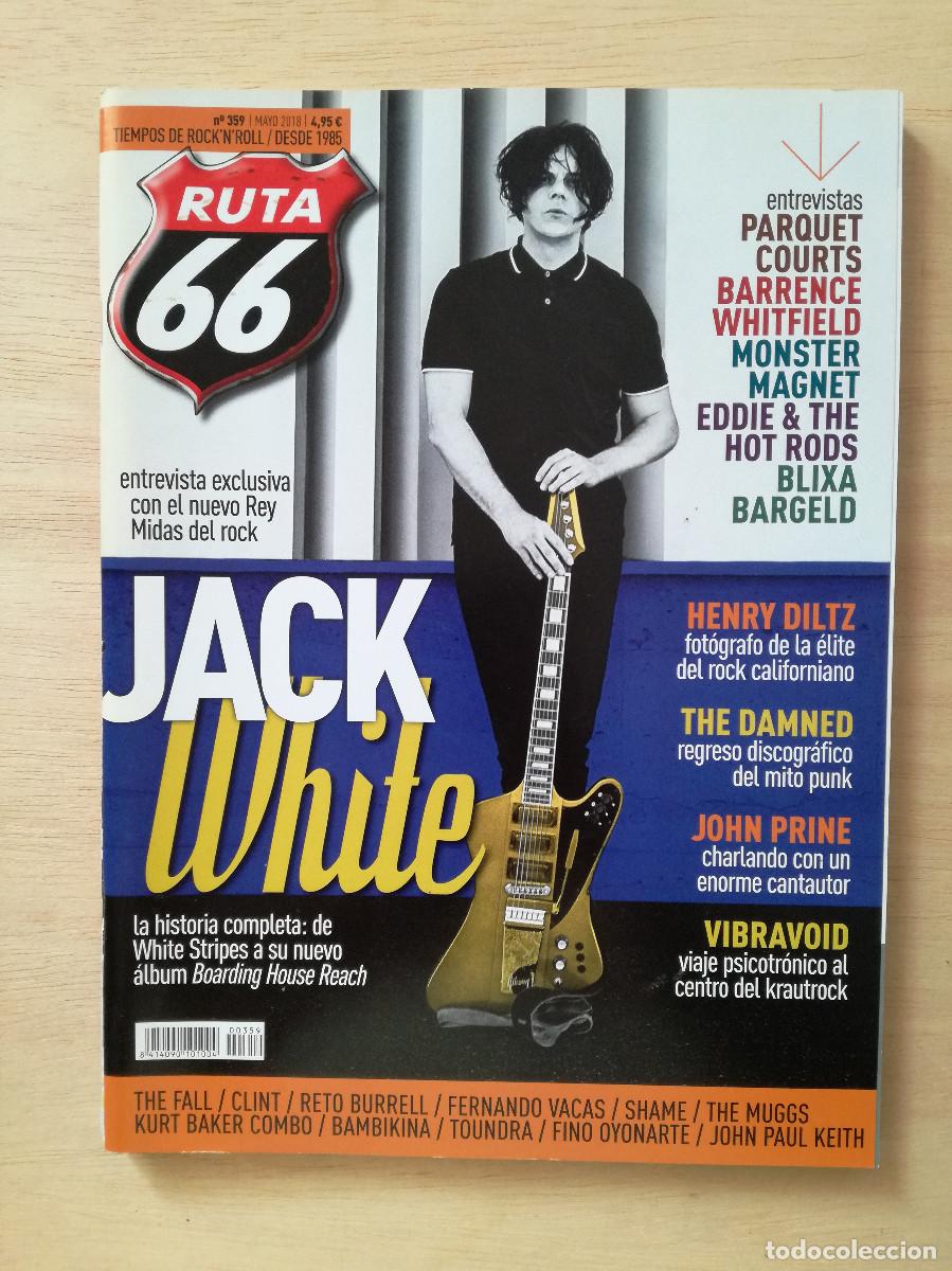 Revistas de m&uacute;sica: RUTA 66 N&ordm; 359 JACK WHITE WHITE STRIPES DAMNED EDDIE & HOT RODS - PEDIDO MINIMO 7&euro;