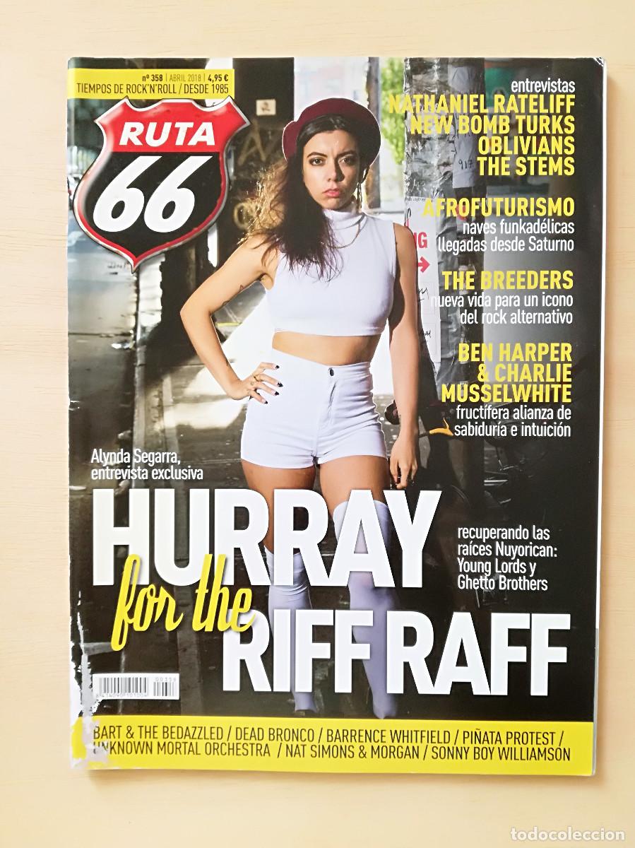 Revistas de m&uacute;sica: RUTA 66 N&ordm; 358 - HURRAY FOR THE RIFF RAFF BREEDERS BEN HARPER - PEDIDO MINIMO 7&euro;