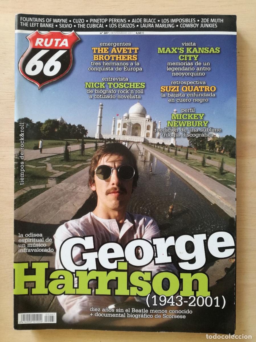 Revistas de m&uacute;sica: RUTA 66 N&ordm; 287 GEORGE HARRISON THE BEATLES SUZY QUATRO - PEDIDO MINIMO 7&euro;