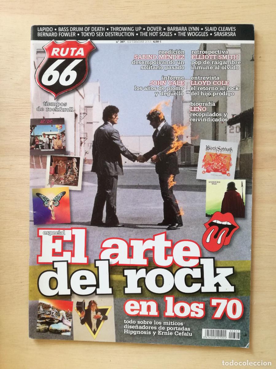 Revistas de m&uacute;sica: RUTA 66 N&ordm; 307 HIPGNOSIS EL ARTE DEL ROCK EN LOS 70 JOHN CALE LE&Ntilde;O - PEDIDO MINIMO 7&euro;