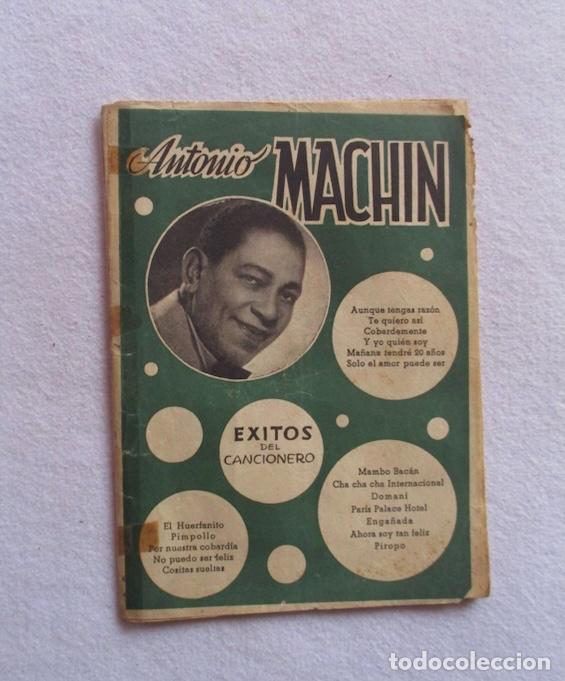 Revistas de m&uacute;sica: ANTONIO MACHIN - EXITOS DEL CANCIONERO