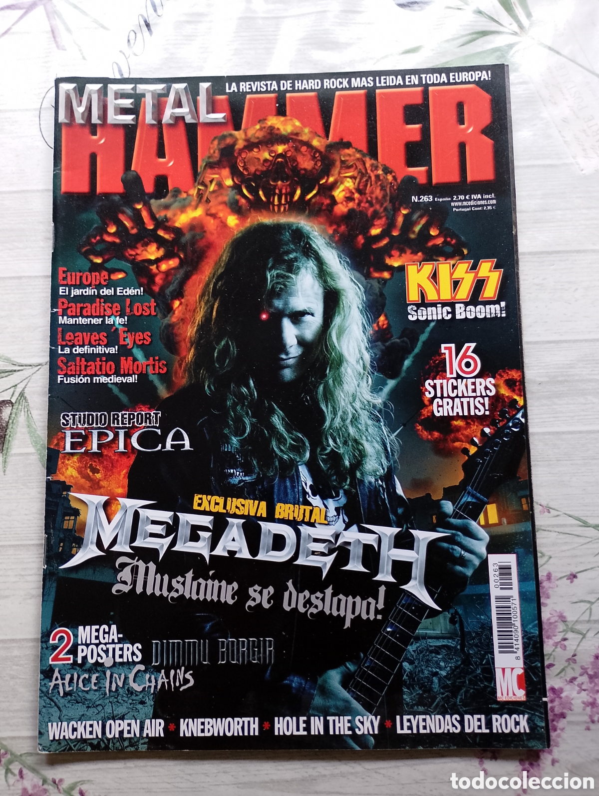 Magazines de musique: Metal Hammer. Revista de Hard Rock. N. 263. Megadeth