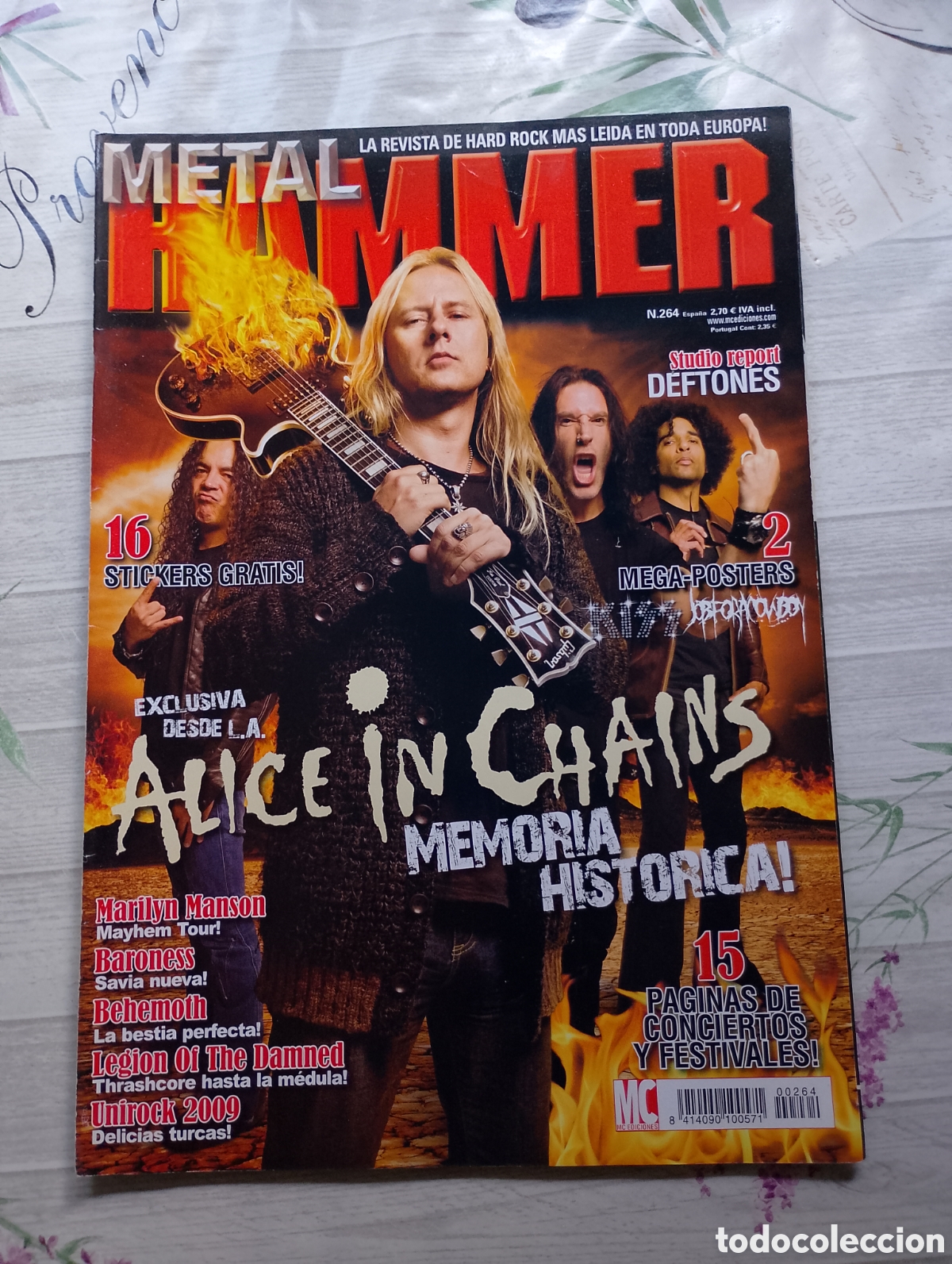 Revistas de m&uacute;sica: Metal Hammer. Revista de Hard Rock. N. 264. Alice in Chains