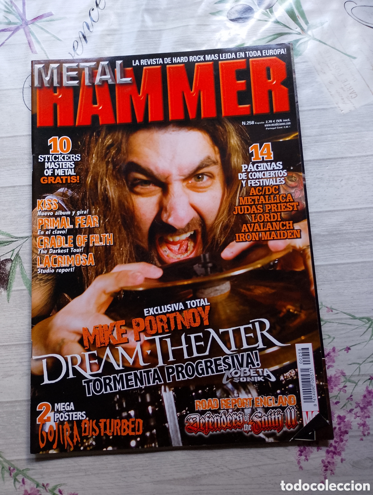 Revistas de m&uacute;sica: Metal Hammer. Revista de Hard Rock. N. 258. Dream Theater