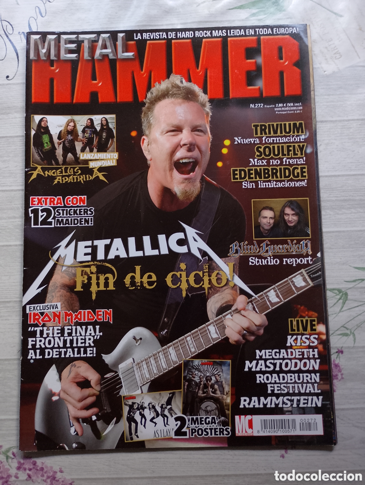 Revistas de m&uacute;sica: Metal Hammer. Revista de Hard Rock. N. 272. Metallica