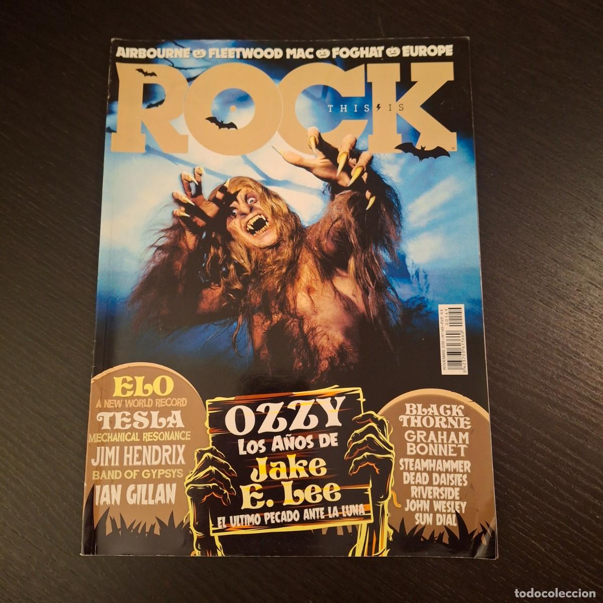 Revistas de m&uacute;sica: THIS IS ROCK #149 - REVISTA MUSICA - AIRBOURNE FLEETWOOD MAC FOGHAT EUROPE OZZY ELO JIMI HENDRIX
