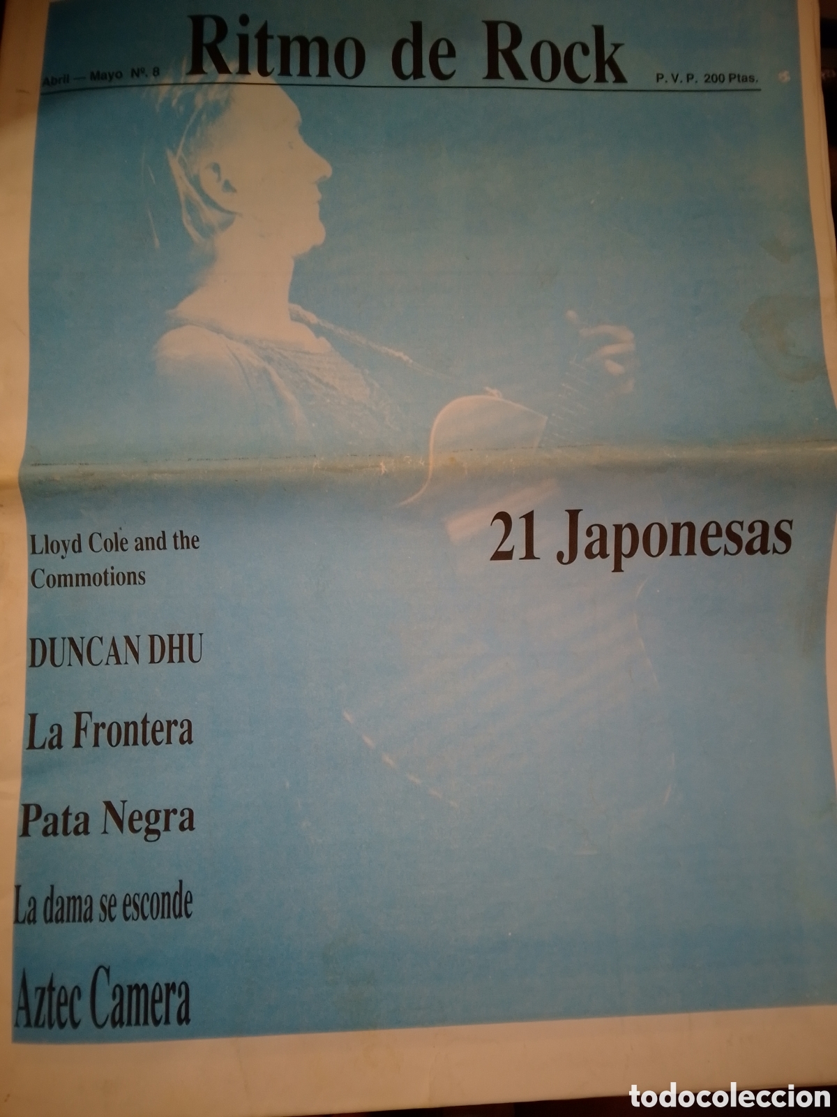 Revistas de m&uacute;sica: RITMO DE ROCK. NUM. 8. MUEVE - T. GUIPUZCOA. 1988