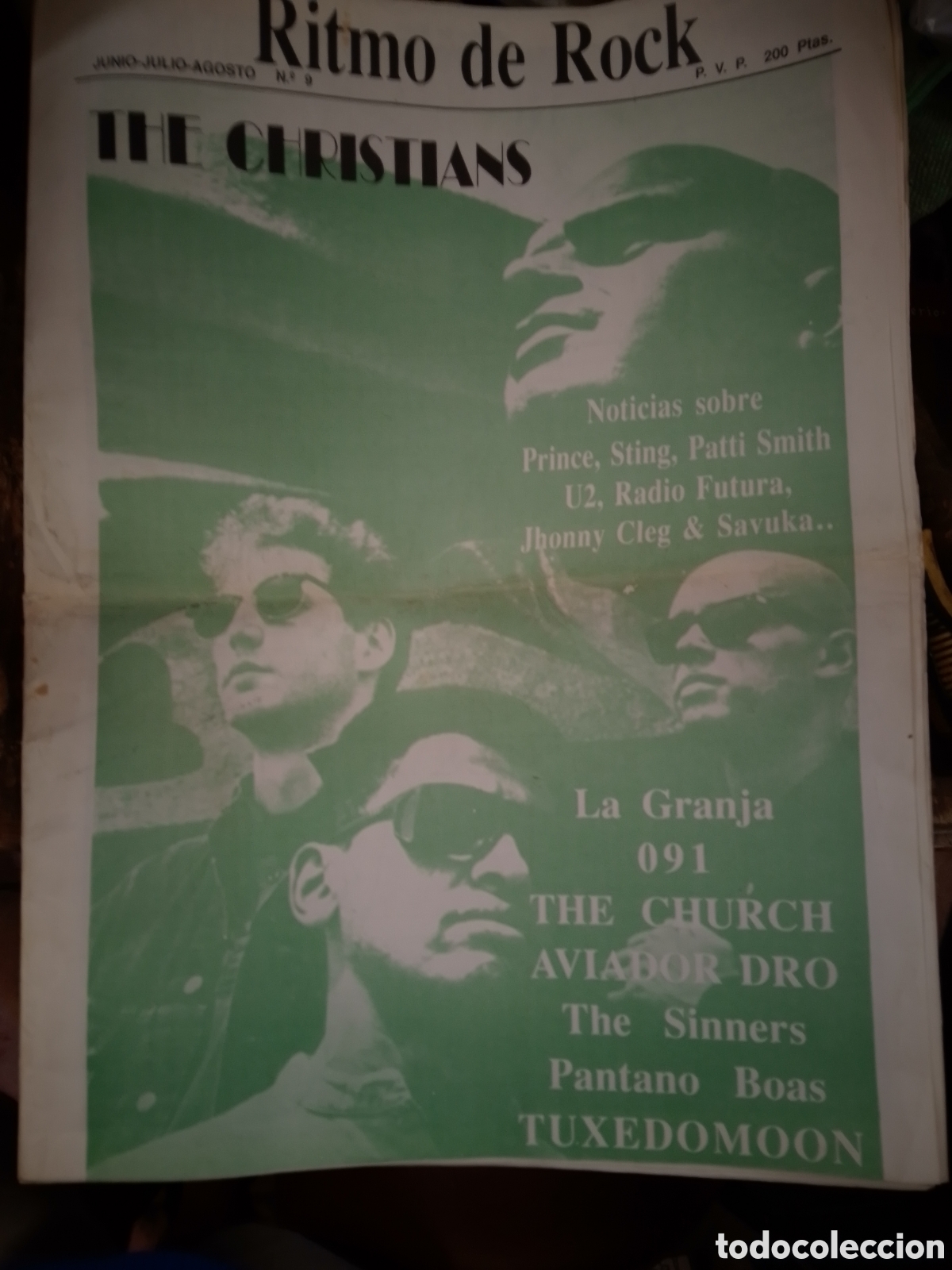 Revistas de m&uacute;sica: RITMO DE ROCK. NUM. 9. MUEVE - T. GUIPUZCOA. 1988