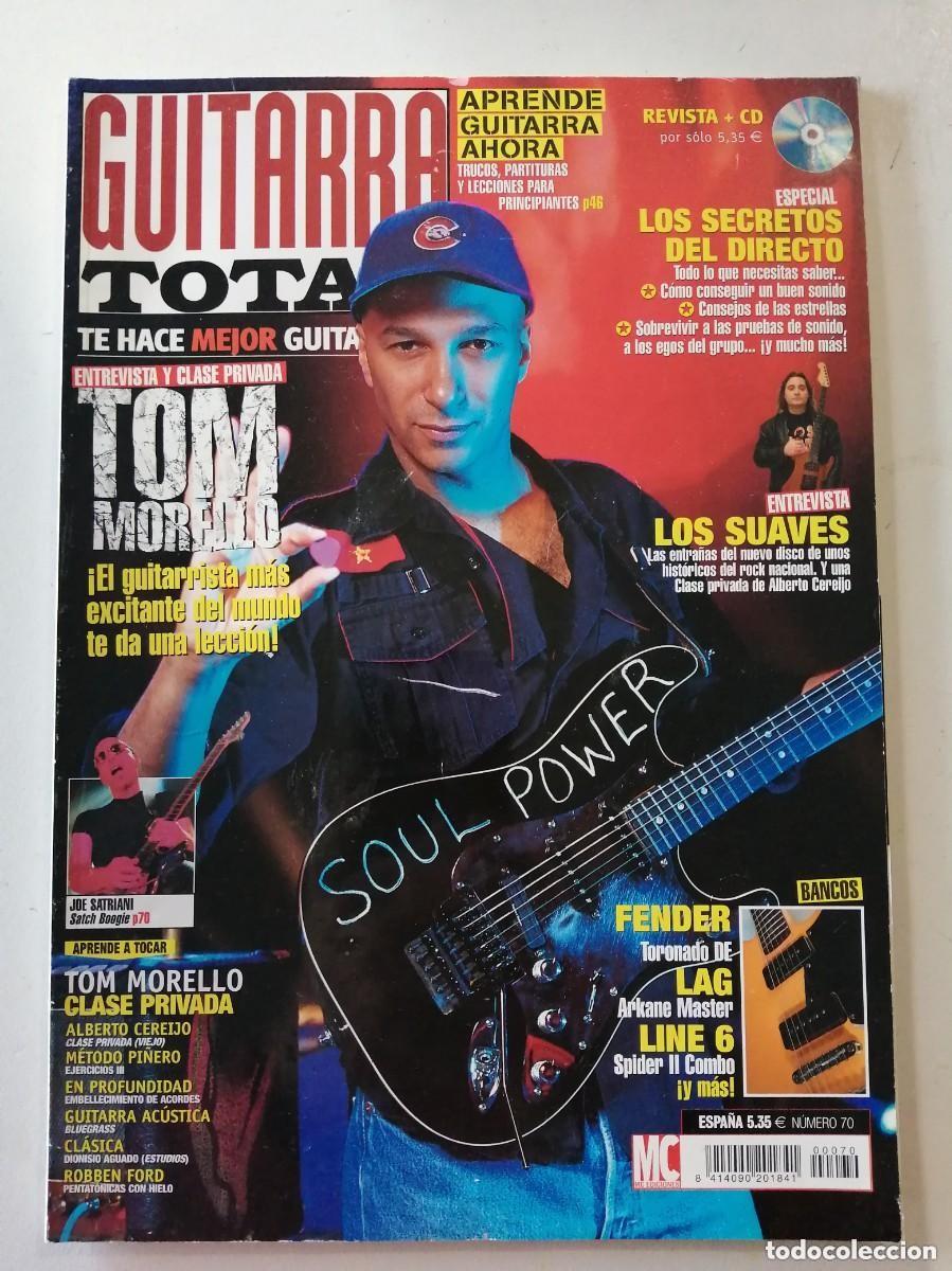 Revistas de m&uacute;sica: GUITARRA TOTAL, REVISTA MUSICAL N&ordm; 70. TOM MORELLO