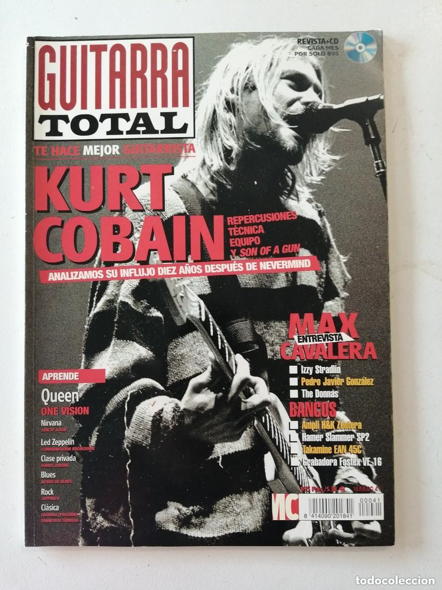 Revistas de m&uacute;sica: GUITARRA TOTAL, REVISTA MUSICAL N&ordm; 41. KURT COBAIN