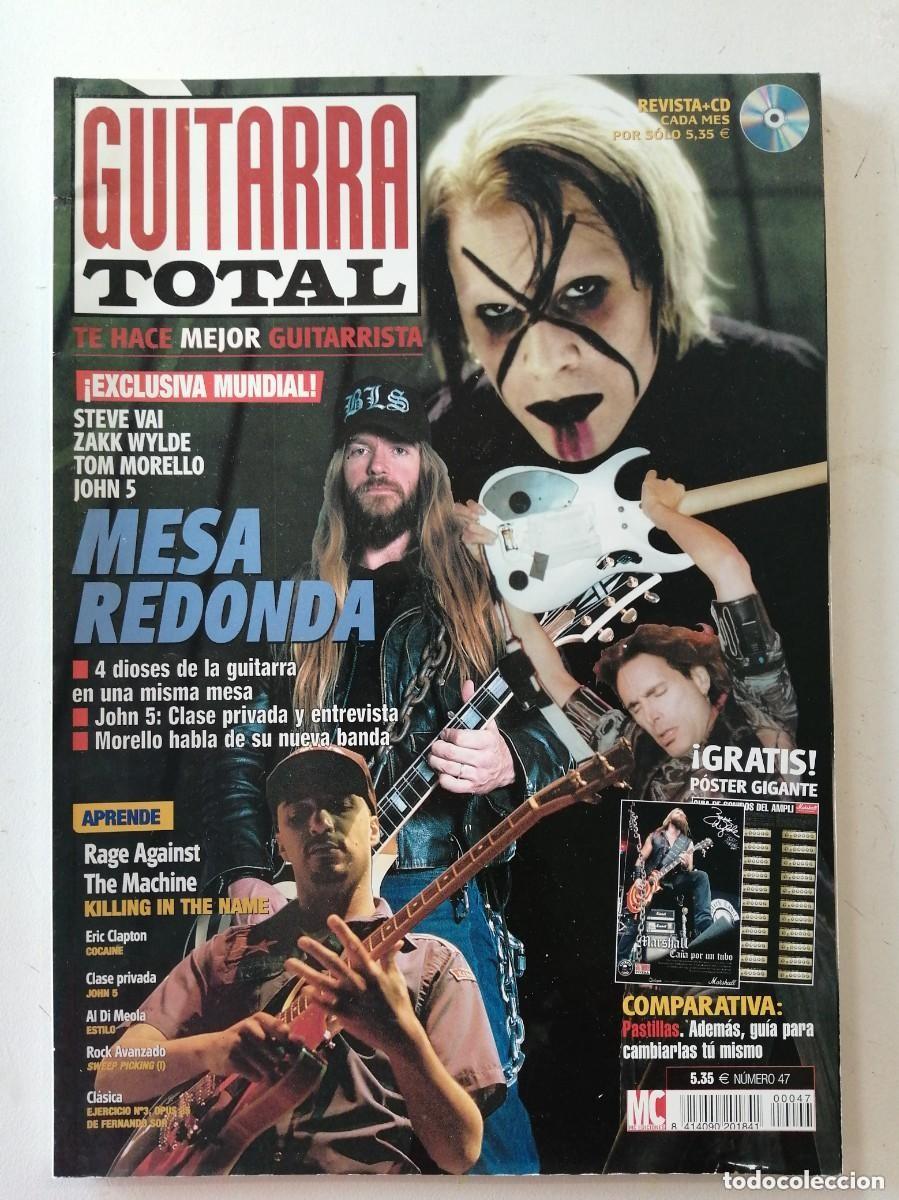 Revistas de m&uacute;sica: GUITARRA TOTAL, REVISTA MUSICAL N&ordm; 47