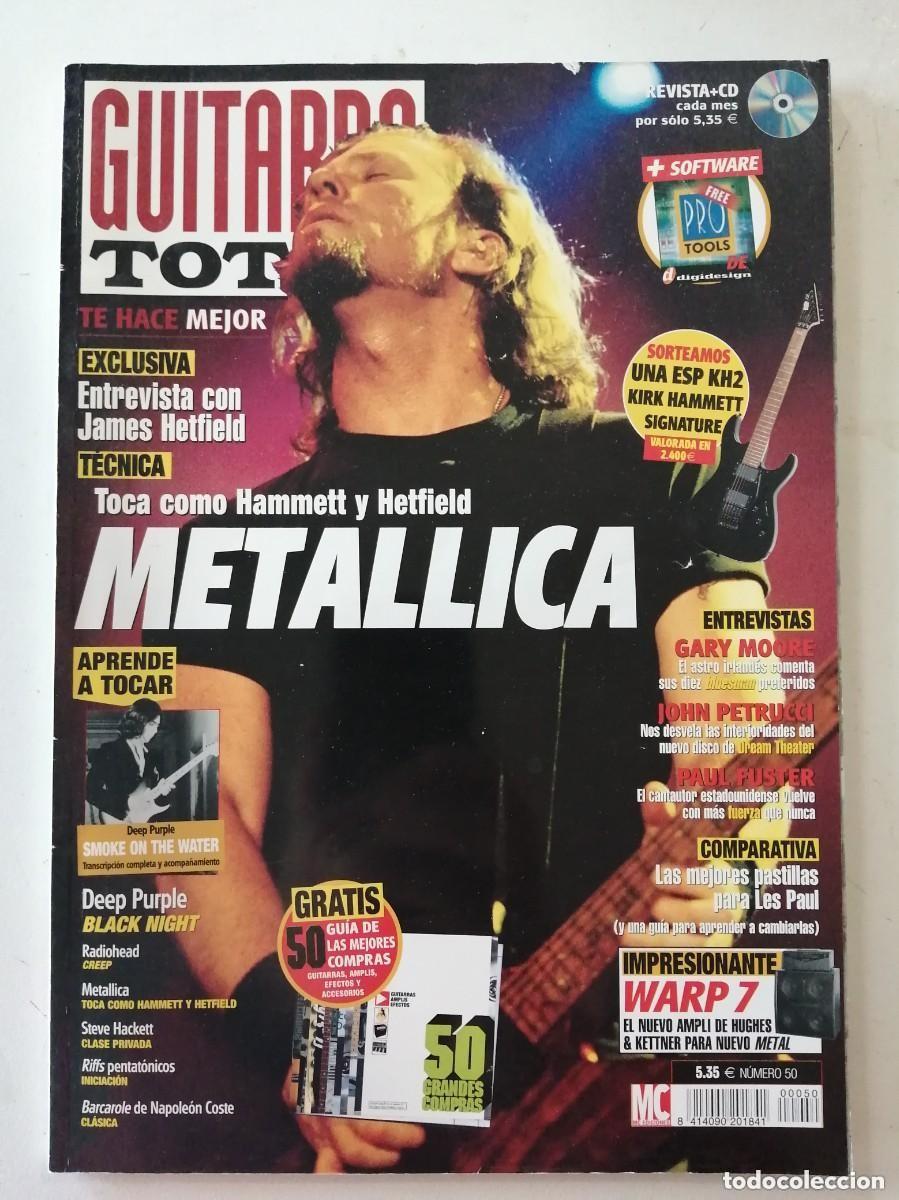 Revistas de m&uacute;sica: GUITARRA TOTAL, REVISTA MUSICAL N&ordm; 50. METALLICA