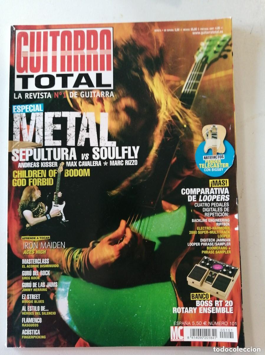 Revistas de m&uacute;sica: GUITARRA TOTAL, REVISTA MUSICAL N&ordm; 101 ESPECIAL METAL