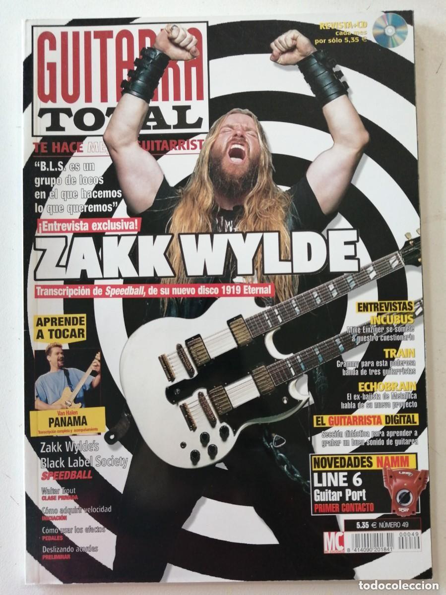 Revistas de m&uacute;sica: GUITARRA TOTAL, REVISTA MUSICAL N&ordm; 49. ZAKK WYLDE