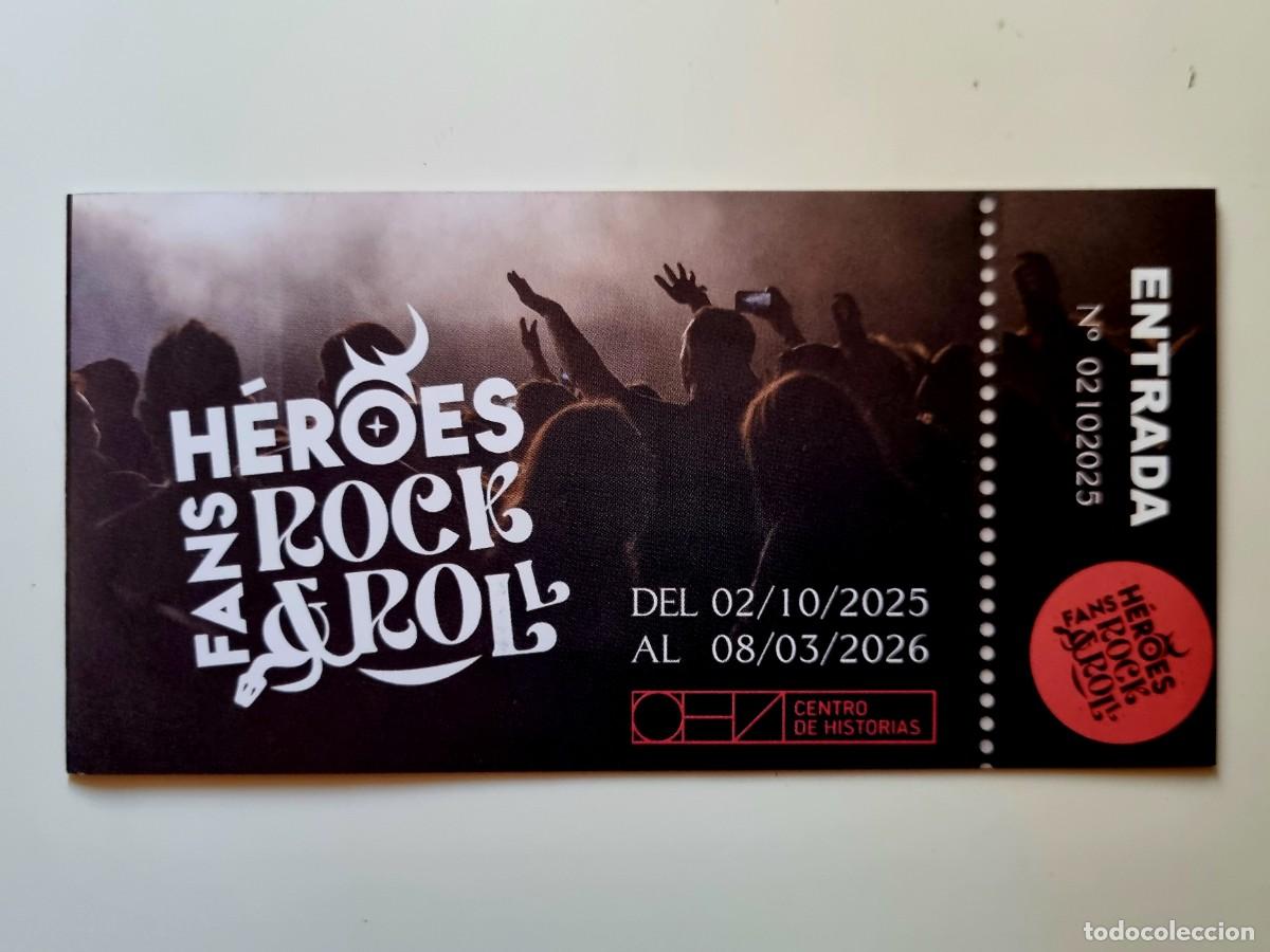 Revistas de m&uacute;sica: Folleto exposici&oacute;n H&eacute;roes del Silencio: &rdquo;Heroes, Fans y Rock & Roll&rdquo;. Zaragoza, 2025