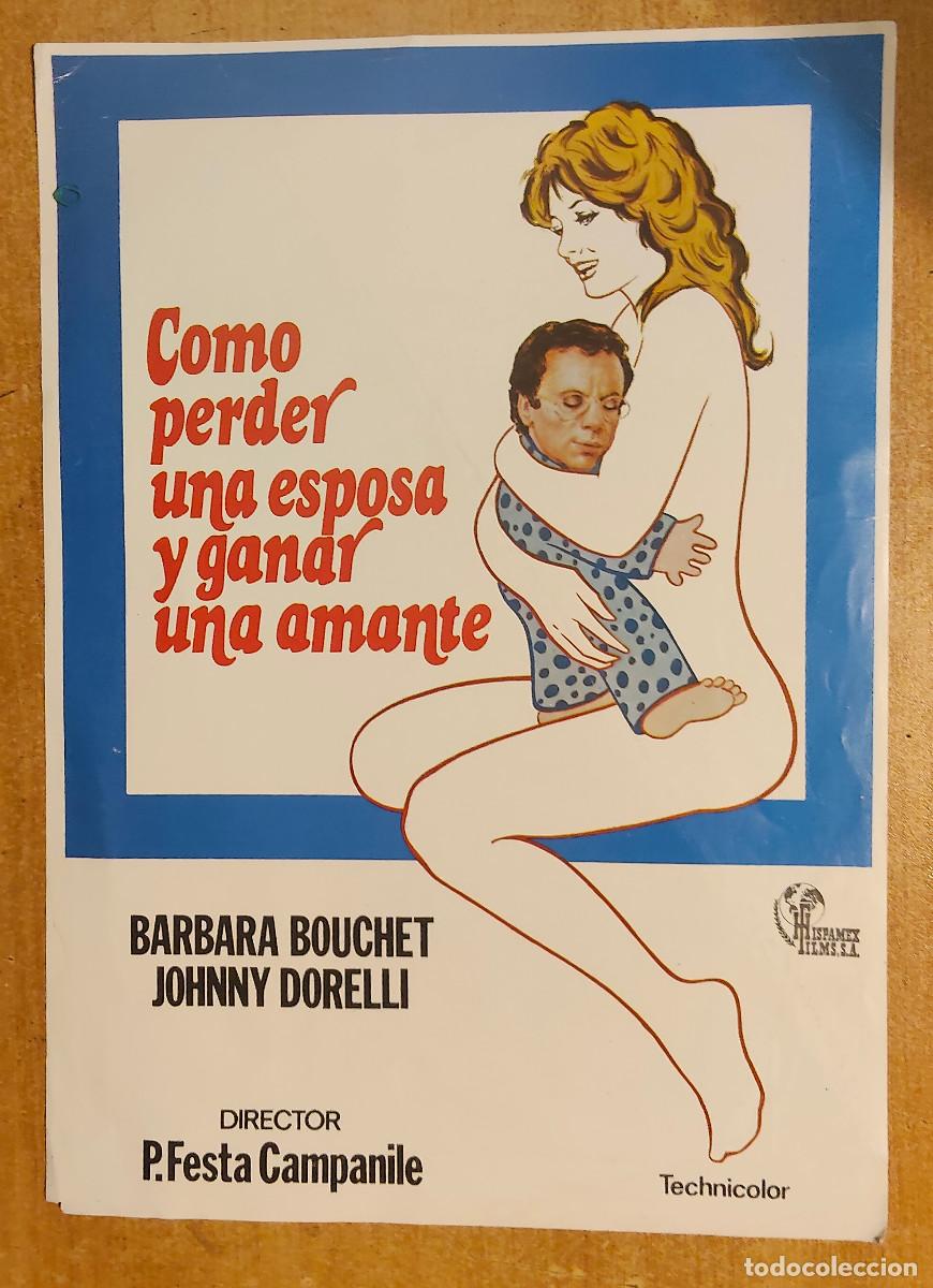 Revistas de m&uacute;sica: C&oacute;mo perder una esposa y ganar una amante. Johnny Dorelli, Barbara Bouchet, Carlo B. POSTER ORIGINAL