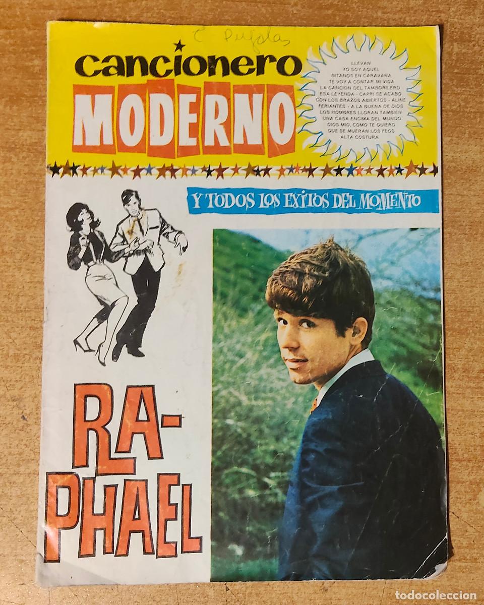 Revistas de m&uacute;sica: Cancionero Moderno Raphael