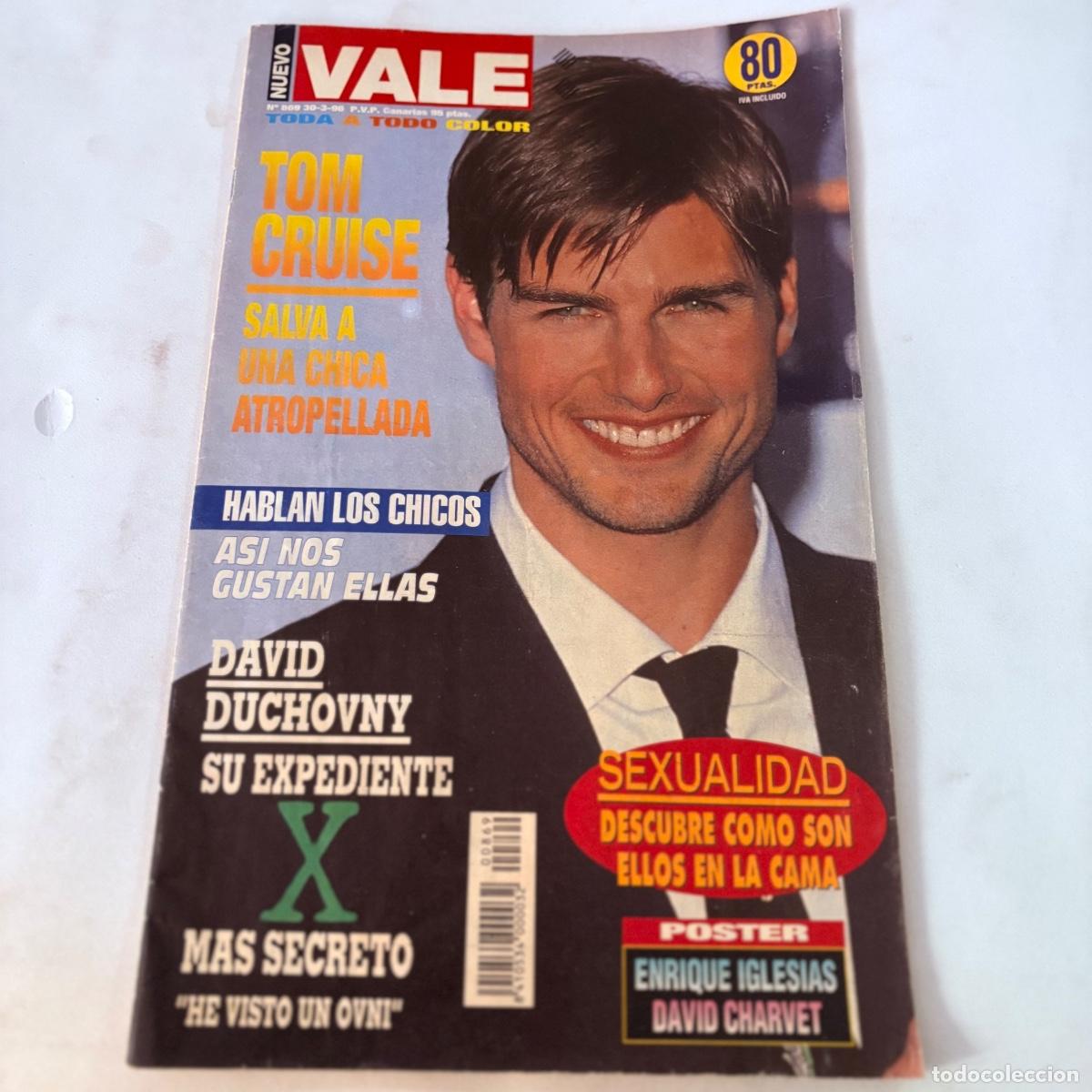 Revistas de m&uacute;sica: Revista nuevo vale n&ordm; 869 de 1996 Tom Cruise Enrique Iglesias