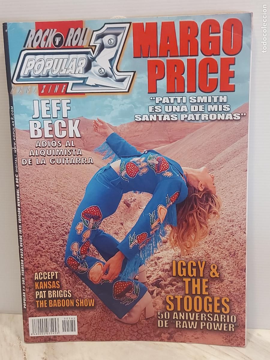 Revistas de m&uacute;sica: POPULAR 1 | N.&ordm; 582 | FEBRERO 2023 | MARGO PRICE | JEFF BECK | IGGY & THE STOOGES | KANSAS | ACCEPT