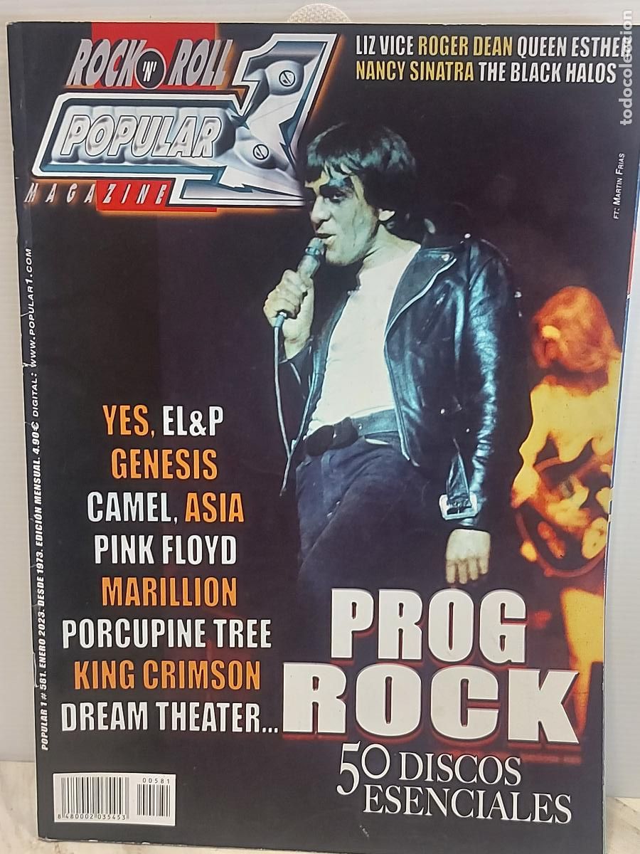 Magazines de musique: POPULAR 1 | N.&ordm; 581 | ENERO 2023 | PROG ROCK | 50 DISCOS ESENCIALES | PINK FLOYD