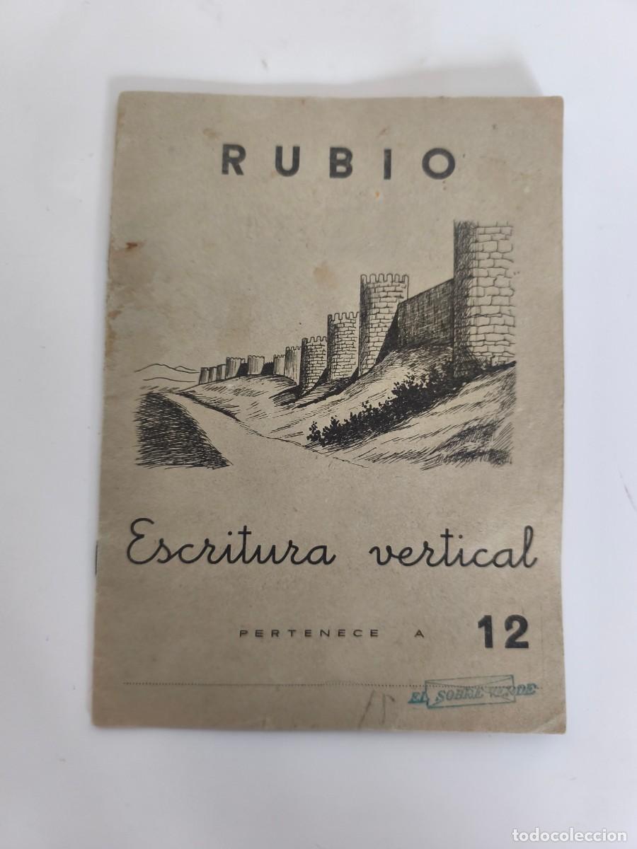 Revistas de m&uacute;sica: Cuaderno escritura vertical rubio 12 de 1962