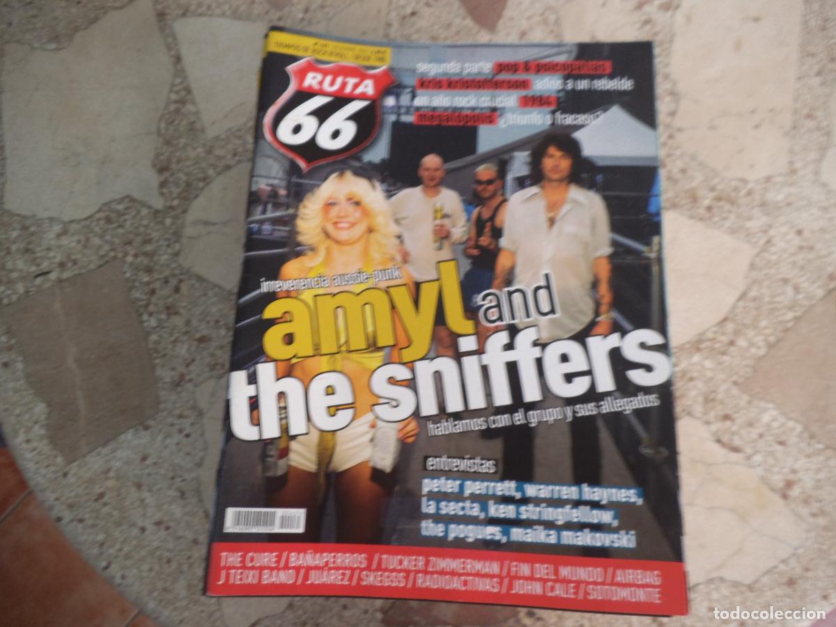 Revistas de m&uacute;sica: ruta 66 n&ordm; 431, amyl and the sniffers, maika makovski, pop & psicopatias, kris kristofferson