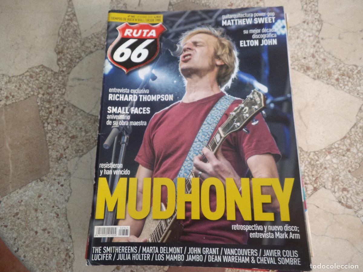 Revistas de m&uacute;sica: ruta 66 n&ordm; 365, mudhoney, matthew sweet, elton john, small faces, marta delmont, julia holter