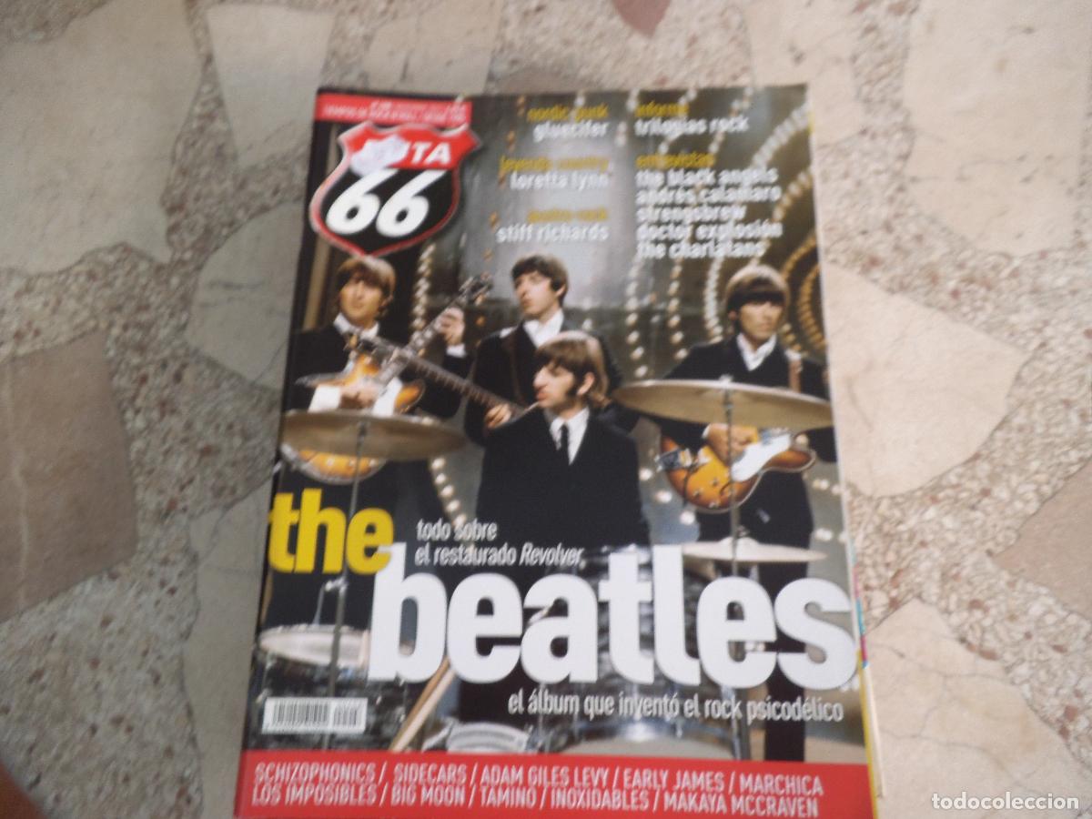 Revistas de m&uacute;sica: ruta 66 n&ordm; 408, the beatles, gluecifer, loretta lynn, stiff richards, trilogias rosk, the charlatans