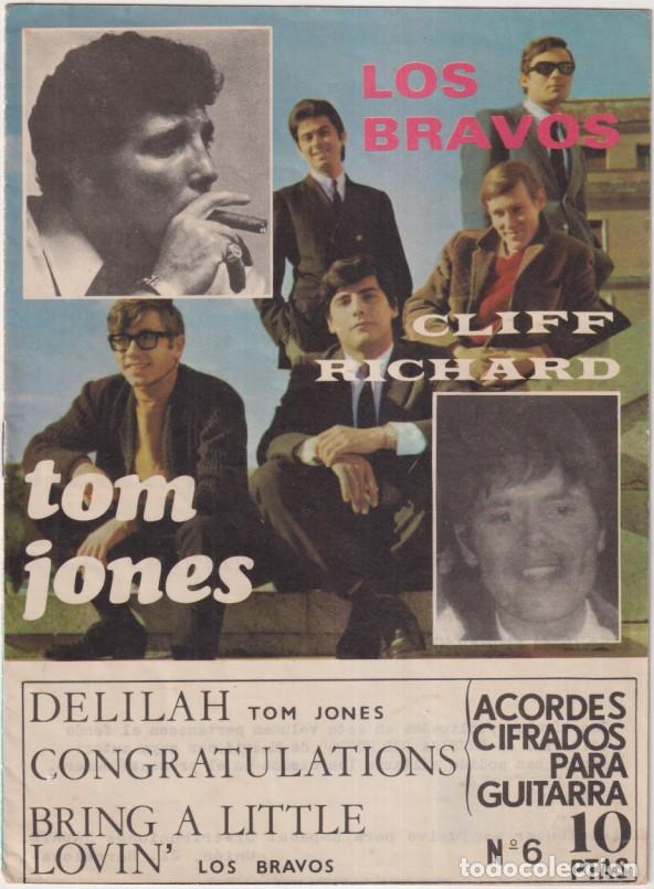 Revistas de m&uacute;sica: Acordes cifrados para Guitara n&ordm; 6. Delilah, Tom Jones