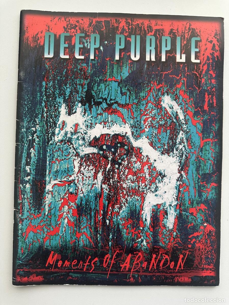 Revistas de m&uacute;sica: Deep Purple - Programa de la gira &rdquo;A Band On Tour 98 / 99&rdquo; Moments of Abandon