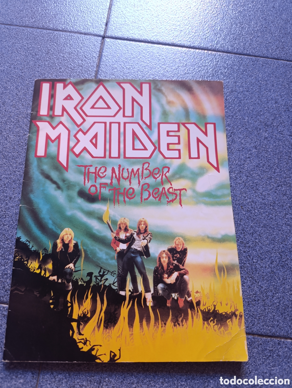 Revistas de m&uacute;sica: iron Maiden - The number of The beast - partituras