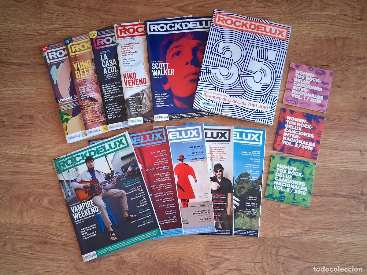 Revistas de m&uacute;sica: Rockdelux a&ntilde;o 2019 (RDL RDL 379&ndash;389, 11 revistas + CDs)