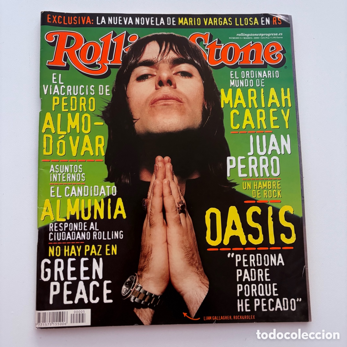 Revistas de m&uacute;sica: Revista rolling stone n&ordm; 5 marzo 2000 oasis