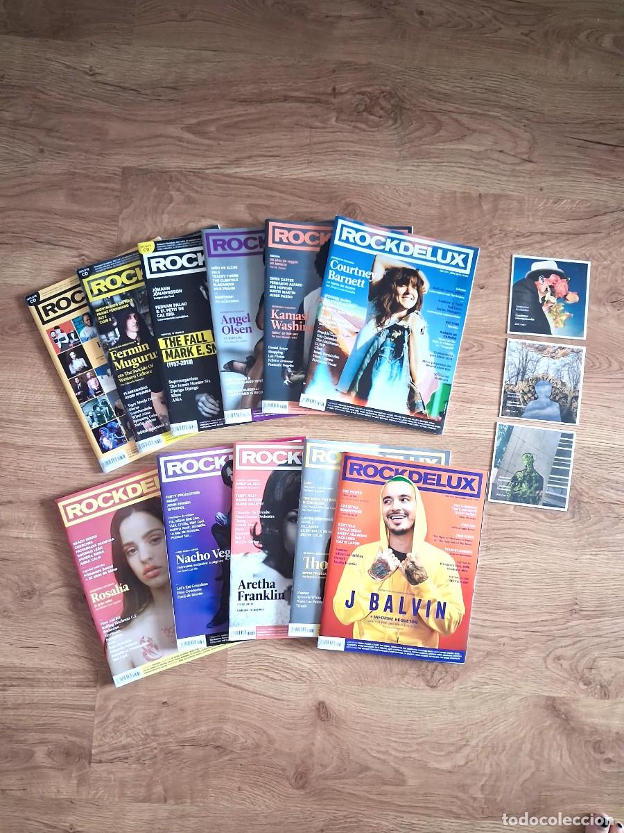 Revistas de m&uacute;sica: Rockdelux a&ntilde;o 2018 (RDL 368&ndash;379, 11 revistas + CDs)