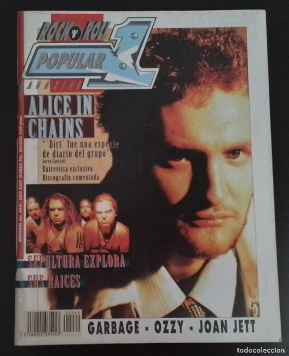 Revistas de m&uacute;sica: alice in chains - popular 1