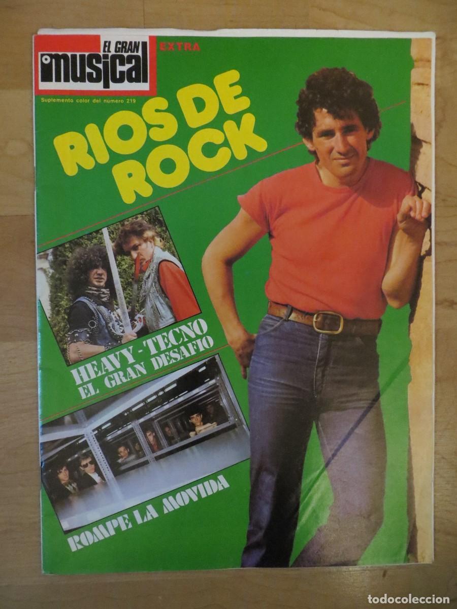 Revistas de m&uacute;sica: EL GRAN MUSICAL: NUM.219- MIGUEL RIOS-OBUS-CASAL-ALASKA-BARON ROJO-MECANO-STATUS QUO-LE&Ntilde;O