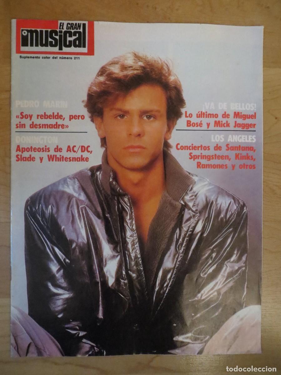 Revistas de m&uacute;sica: EL GRAN MUSICAL: NUM.211- PEDRO MARIN-BARON ROJO-AC/DC-LOS SECRETOS