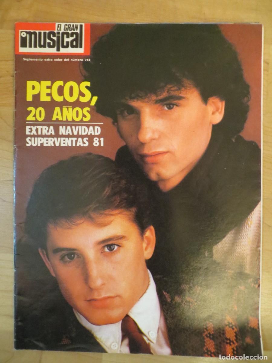 Revistas de m&uacute;sica: EL GRAN MUSICAL: NUM.214- PECOS-BARON ROJO-NIKKA COSTA-BONEY M-AC/DC-ADAM ANT-MECANO-B.52