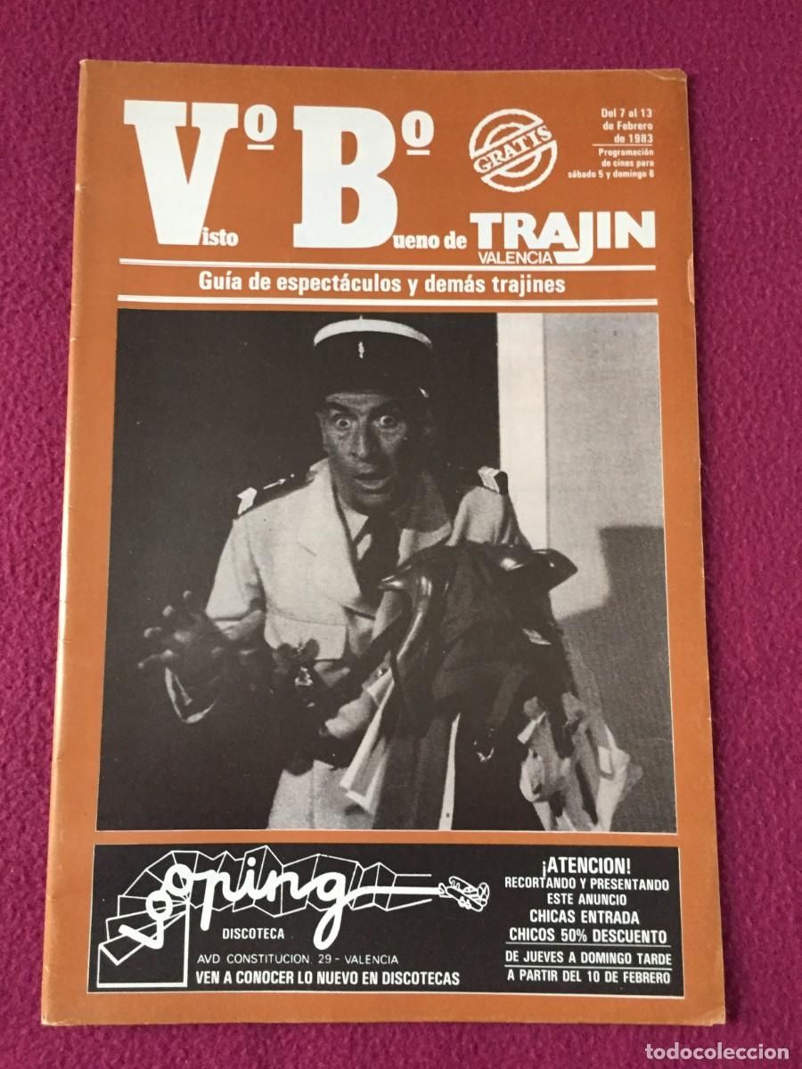 Revistas de m&uacute;sica: Revista Trajin Valencia 1983 - CINE - MUSICA MECANO ALASKA MOVIDA - DISCOTECAS -RUTA DEL BAKALAO
