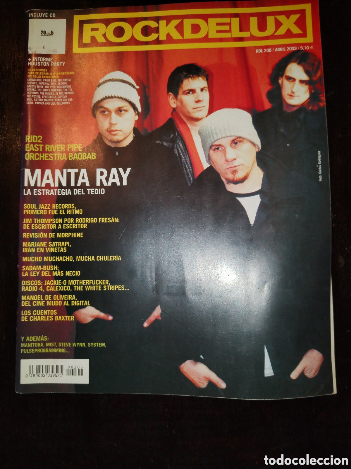 Revistas de m&uacute;sica: RockDelux 206. Manta Ray