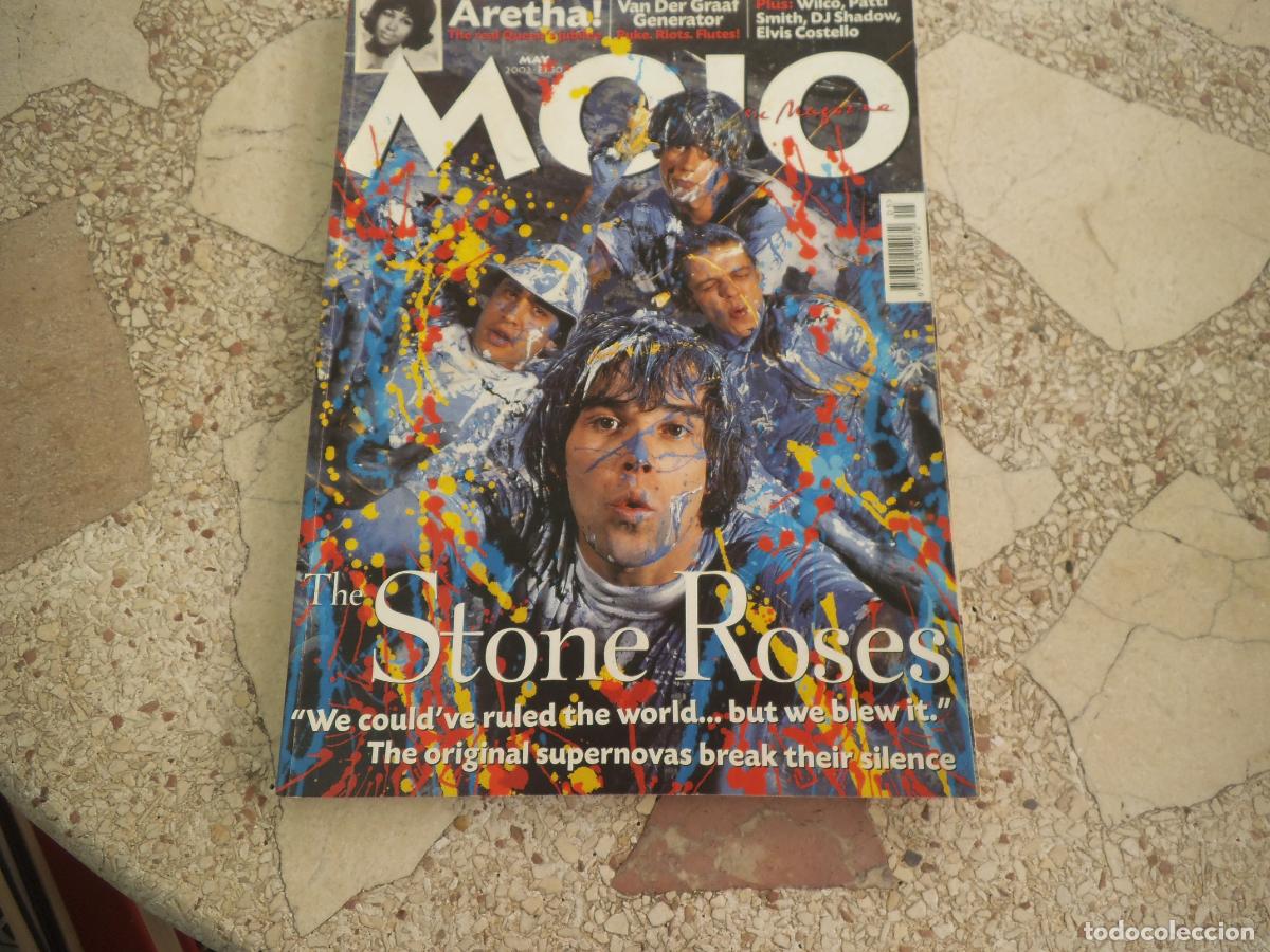 Revistas de m&uacute;sica: mojo n&ordm; 102,2002, the stone roses, van der graaf generator, wilco ,patti smith, aretha