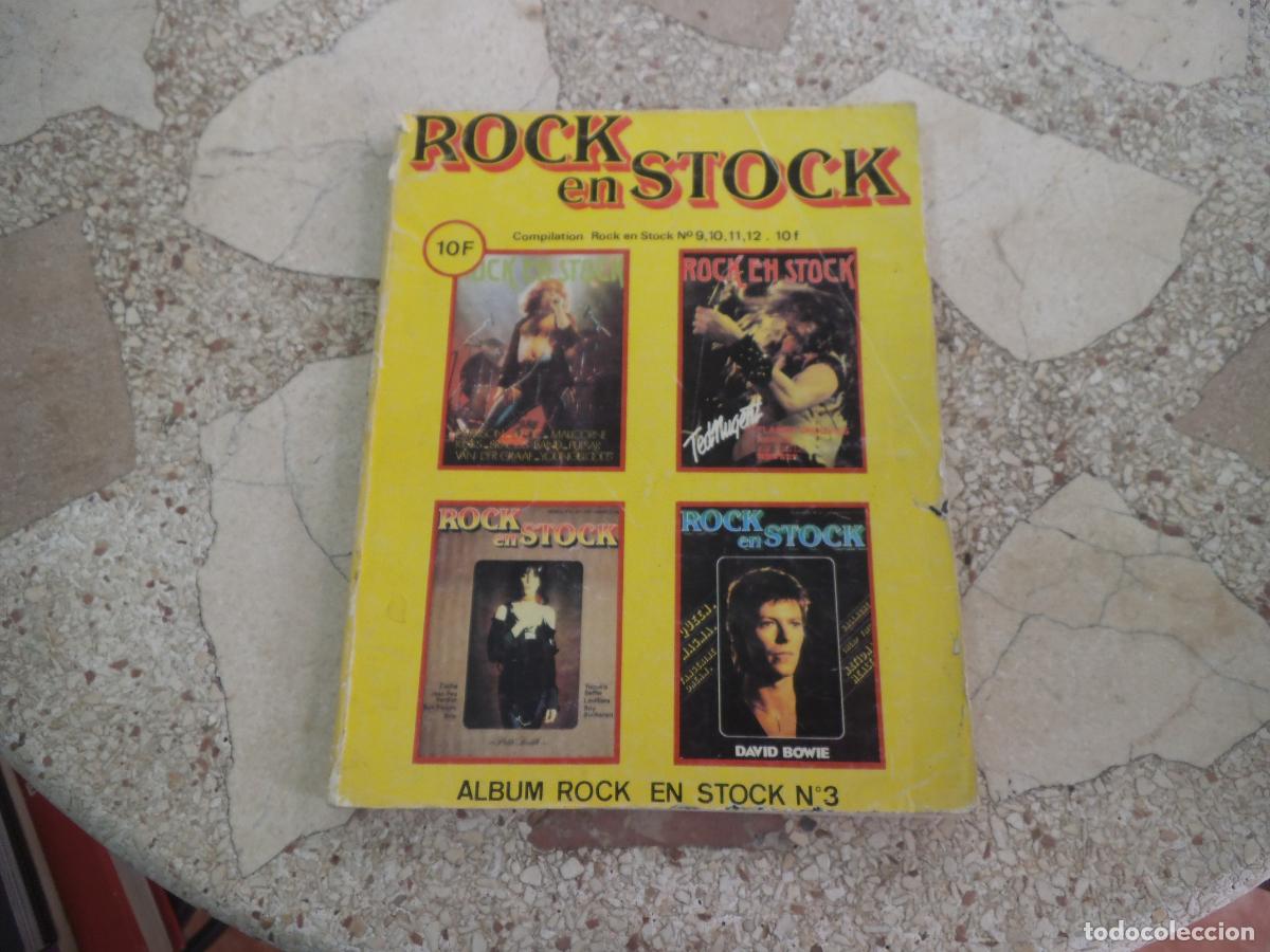 Revistas de m&uacute;sica: album rock en stock n&ordm; 9,10,11,en frances, retapado, ver portadas,patty smith, ted mugent,