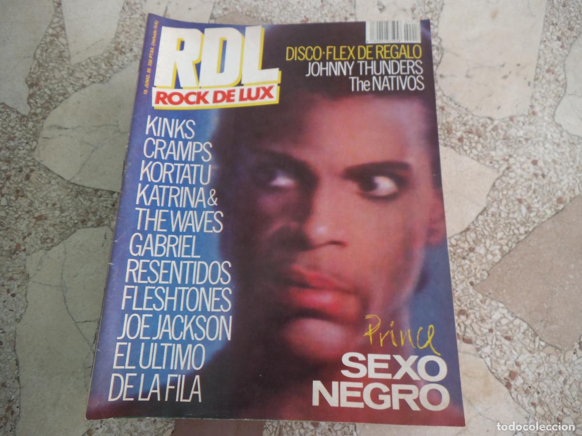 Revistas de m&uacute;sica: rock de lux n&ordm; 19, disco no ,prince, kinks, cramps, katrina & the waves, resentidos, fleshtones
