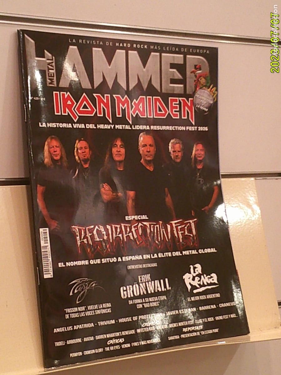 Revistas de m&uacute;sica: REVISTA METAL HAMMER N&ordm; 429 IRON MAIDEN