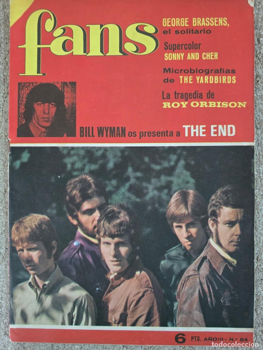 Revistas de m&uacute;sica: Revista Fans 84.Bruguera