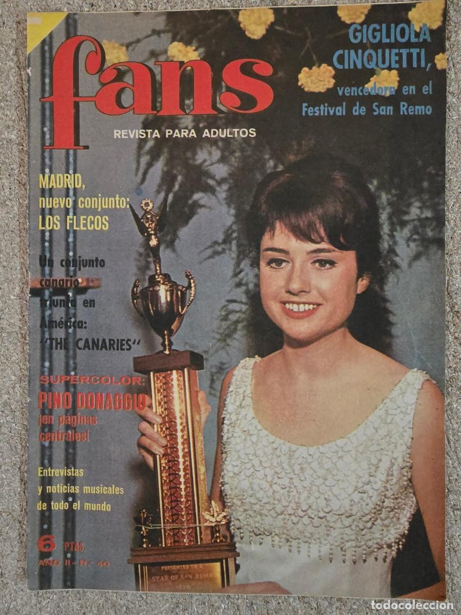 Revistas de m&uacute;sica: Revista Fans 40.Bruguera