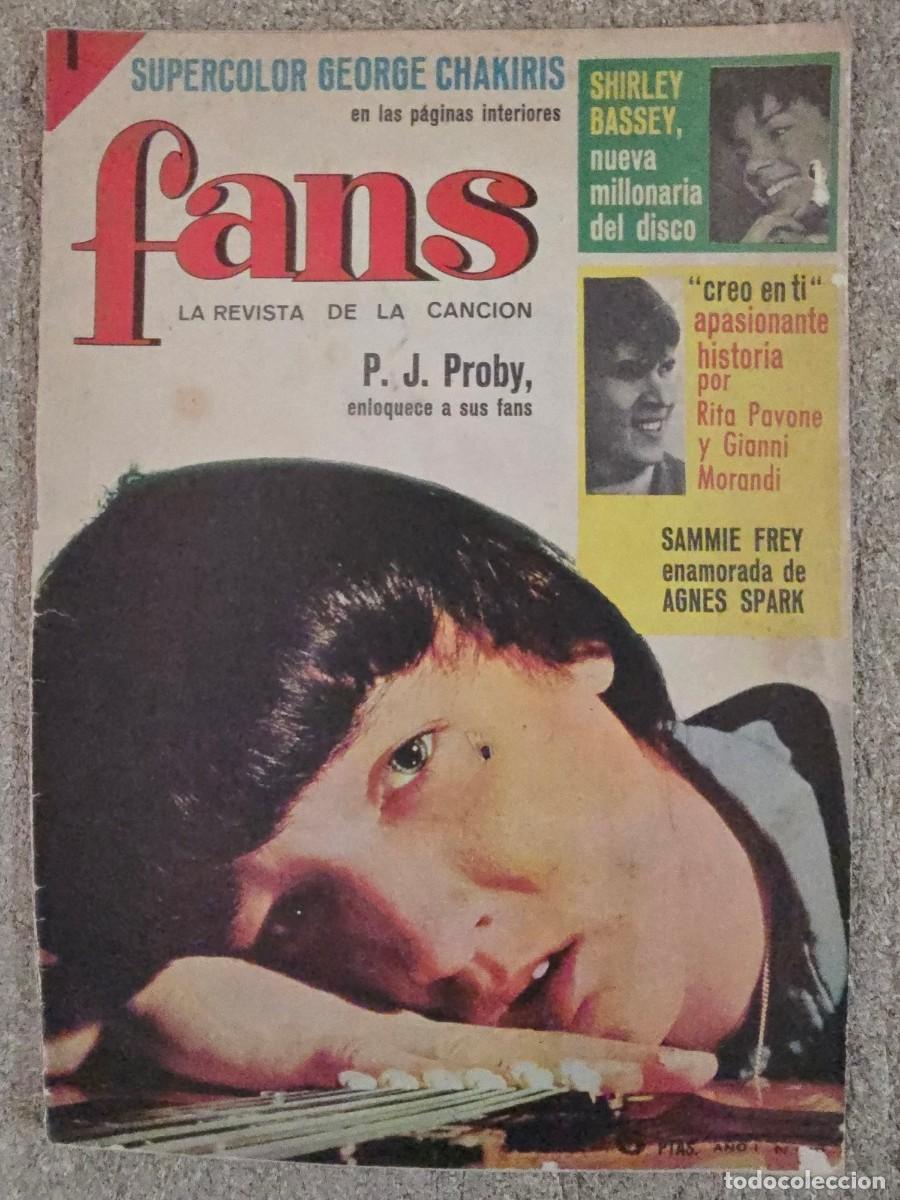 Revistas de m&uacute;sica: Revista Fans 13 con Poster.Bruguera