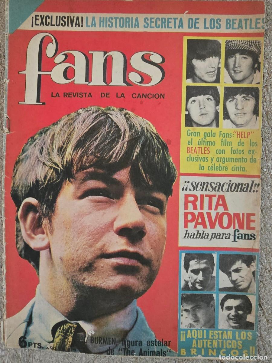 Revistas de m&uacute;sica: Revista Fans 15.Bruguera